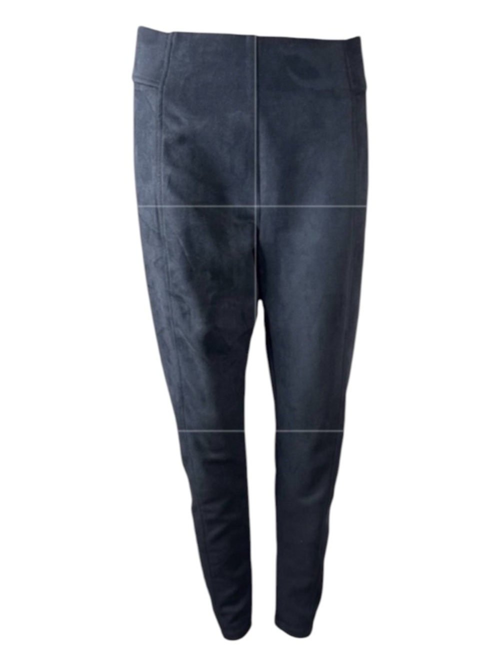 STOOSH Vegan Suede Black Leggings, Size L.